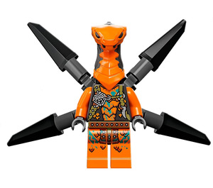 LEGO Viper Flyer met Dark Stone Grijs Staaf Holders Minifiguur