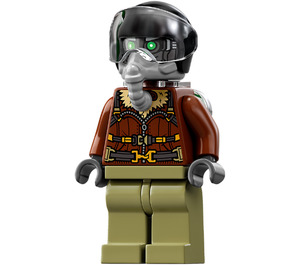 LEGO Vulture met Reddish Bruin Bomber Jack Minifiguur