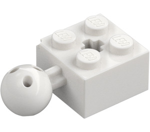 LEGO Steen 2 x 2 met Kogelgewricht en Axlehole (57909)