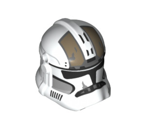 LEGO Clone Trooper Helm met Gaten met Phase 2 Clone Gunner Zandbruin Patroon (11217 / 100653)