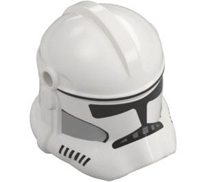 LEGO Clone Trooper Helm met Gaten met Phase 2 Markeringen (2019 / 106136)