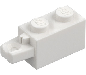 LEGO Scharnier Steen 1 x 2 Vergrendelings met Single Finger aan Einde Horizontaal (30541 / 53028)