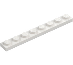 LEGO Wit Plaat 1 x 8 (3460)