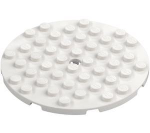 LEGO Wit Plaat 8 x 8 Rond Cirkel (74611)