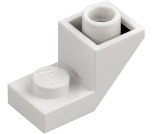 LEGO Wit Helling 1 x 2 (45°) Omgekeerd met Plaat (2310)