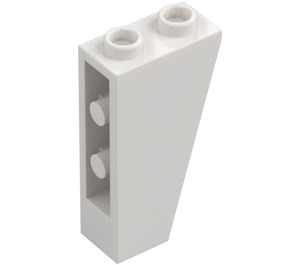 LEGO Wit Helling 1 x 2 x 3 (75°) Omgekeerd (2449)