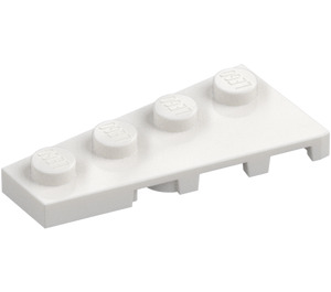 LEGO Wit Wig Plaat 2 x 4 Vleugel Links (41770)