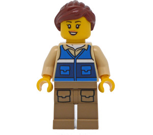 LEGO Wildlife Rescue Vrouwelijk Camp Warden Minifiguur