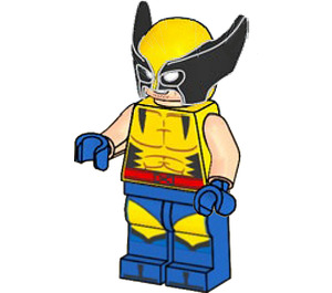 LEGO Wolverine met Blauw Benen en Masker Minifiguur