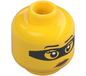 LEGO Crimineel Minifiguur Hoofd (3626 / 84784)