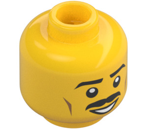 LEGO Geel Fred Finley Minifiguur Hoofd (3626 / 36346)