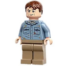 LEGO Alan Grant met Sand Blauw Shirt Minifiguur