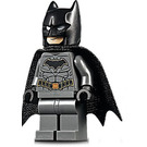 LEGO Batman met Dark Stone Grijs Pak en Gold Outline Riem met Stretchy Cape Minifiguur