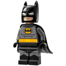 LEGO Batman met Dark Stone Grijs Pak en Geel Riem met Rigid Cape Minifiguur