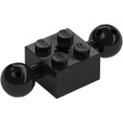 LEGO Steen 2 x 2 met Twee Bal Joints met gaten in kogel en asgat (17114)