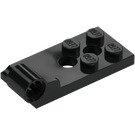 LEGO Scharnier Plaat Onderkant 2 x 4 met 4 Noppen en 2 pin gaten (43056)