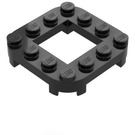 LEGO Plaat 4 x 4 x 0.7 met Afgeronde hoeken en 2 x 2 Open Midden (79387)