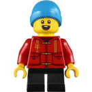 LEGO Boy in Rood Shirt Minifiguur