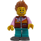 LEGO Boy met reddish Bruin Jack en Snowshoe Minifiguur