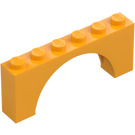 LEGO Boog 1 x 6 x 2 Top met gemiddelde dikte (15254)