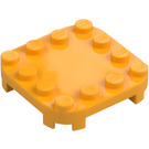 LEGO Plaat 4 x 4 x 0.7 met Afgeronde hoeken en Empty Middle (66792)