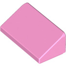 LEGO Fel roze Slope 1 x 2 (31°) (85984)