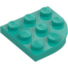 LEGO Plaat 3 x 3 Rond Hoek (30357)