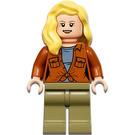 LEGO Ellie Sattler met Olive Groen Benen Minifiguur