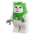 LEGO Ewok met Kerstmis Boom Kap Minifiguur