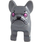 LEGO French Bulldog met Roze Ogen