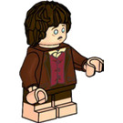 LEGO Frodo Baggins met Vleeskleur Feet Minifiguur