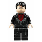 LEGO Harry Potter met Zwart Robe en Donkerrood Shirt Minifiguur