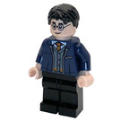 LEGO Harry Potter met Dark Blauw Jack en Zwart Benen met Gryffindor Cardigan Minifiguur