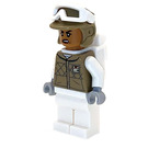 LEGO Hoth Rebel Trooper (Vrouwelijk) met Medium Dark Vleeskleur Hoofd en Rugzak Minifiguur