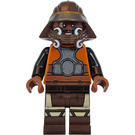 LEGO Lando Calrissian met Skiff Bewaker Disguise met Dark Bruin Benen Minifiguur