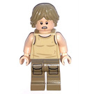 LEGO Luke Skywalker met Zandbruin Tank Top Minifiguur