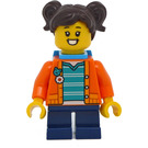 LEGO Madison - Oranje Coat en Rugzak Minifiguur