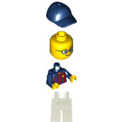 LEGO Mannelijk Voetbal Fan - FC Barcelona (Wit Benen) Minifiguur