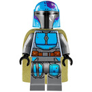 LEGO Mandalorian Tribe Warrior met Donker azuurblauw Helm Minifiguur