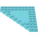 LEGO Wig Plaat 10 x 10 zonder Hoek zonder Noppen in het midden (92584)