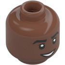 LEGO Minifiguur Hoofd met Decoratie (Verzonken solide nop) (3626 / 101035)