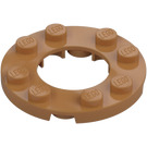 LEGO Plaat 4 x 4 Rond met Uitsparing (11833 / 28620)