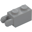 LEGO Scharnier Steen 1 x 2 Vergrendelings met 2 Vingers (Verticaal Einde) (30365 / 54671)