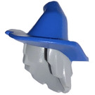 LEGO Halflang haar met Blauw Witch Hoed (20606)