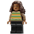 LEGO MJ met Donker zandbruin Striped Trui Minifiguur