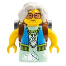 LEGO Mrs. Castillo met Bruin en Zilver Rolltop Rugzak Minifiguur