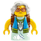 LEGO Mrs. Castillo met Bruin Rolltop Rugzak Minifiguur