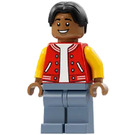 LEGO Ned Leeds met Rood Jack Minifiguur