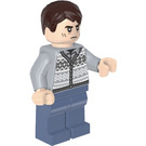 LEGO Neville Longbottom met Grijs Cardigan en Sand Blauw Benen Minifiguur