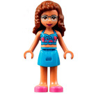 LEGO Olivia met Blauw Top en Rok Minifiguur